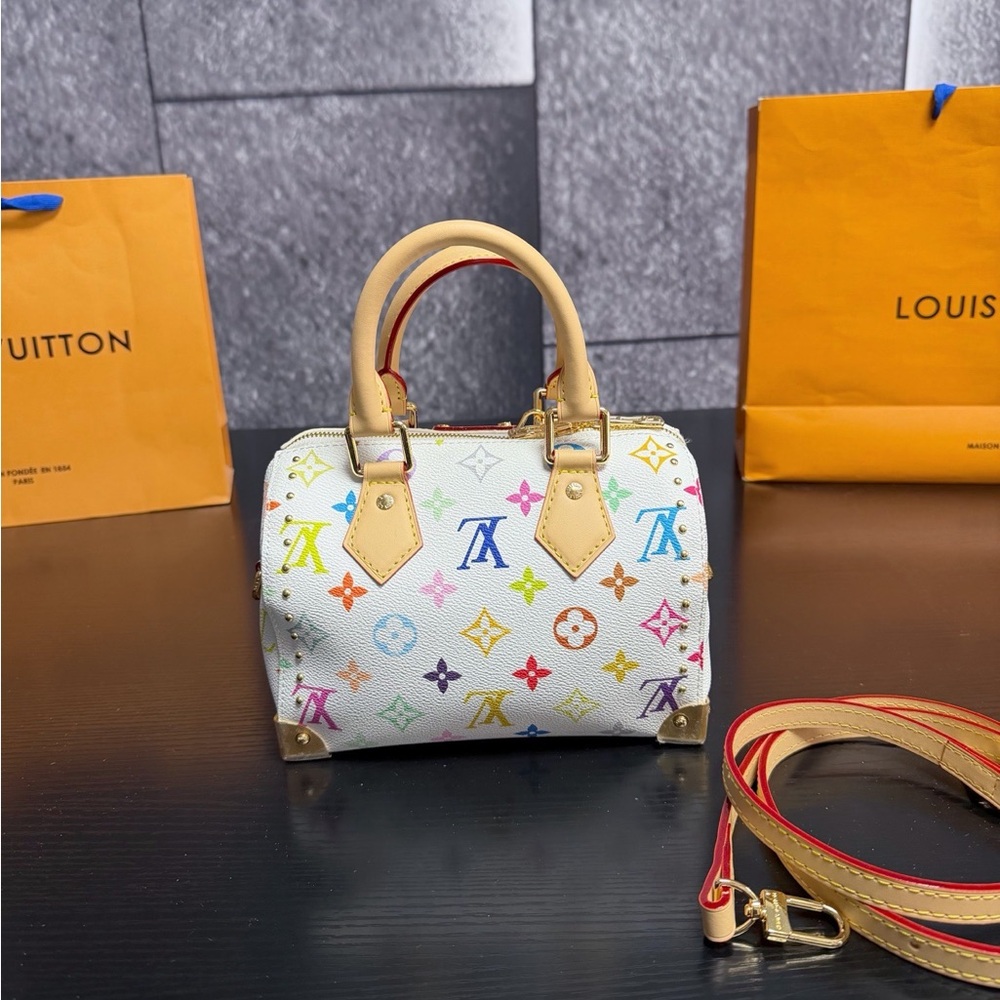 Louis Vuitton Multicolor Monogram Mini Speedy Bag… - image 3
